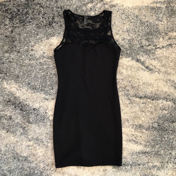 Forever 21 Dresses & Skirts - Black Body-con lace dress